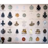 1914-1918 London Regiments, collection of badges. Includes four badges of the 28th London