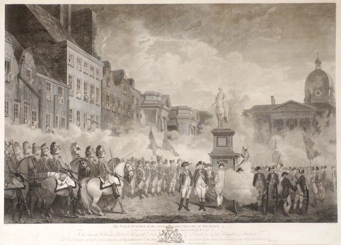 1779 The Volunteers of the City and County of Dublin. As they met on College Green on the 4th of Nov