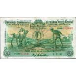 Currency Commission Consolidated Banknote 'Ploughman' Bank of Ireland One Pound 9-2-39 04BB