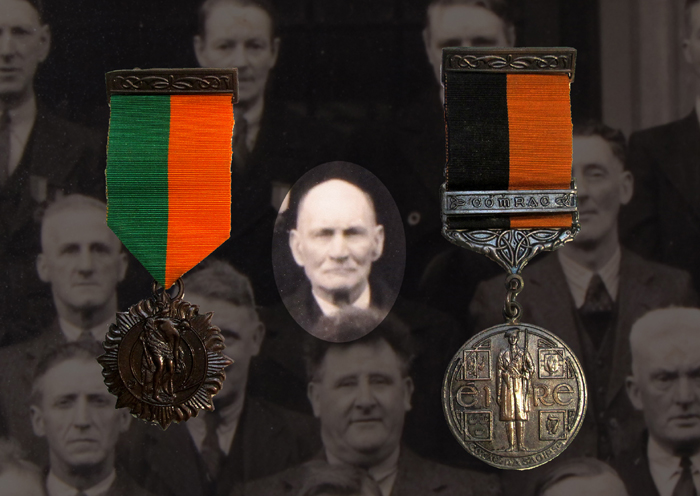 1916 Rising medal and 1917-1921 War of Independence combatant's medal to Patrick Williams, Irish