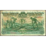 Currency Commission Consolidated Banknote 'Ploughman' Bank of Ireland One Pound 6-9-37 78BA