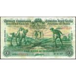 Currency Commission Consolidated Banknote 'Ploughman' Bank of Ireland One Pound 8-2-37 69BA
