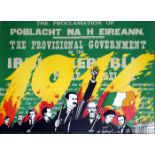 Robert Ballagh. The Provisional Government of the Irish Republic. Colour lithograph, created in 1990