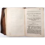 Anon. Polygraphices, 18th century herbal and almanack. Containing instructions on mixing paints,