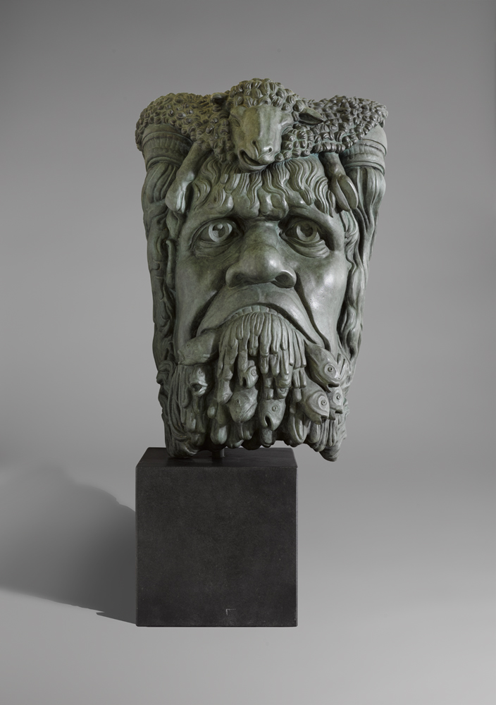 Rory Breslin (b.1963) MASK OF THE BARROW, 2014 bronze; (no. 1 from an edition of 3) signed, dated