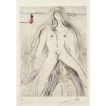 Salvador Dalí (Spanish, 1904-1989) WOMAN ON HORSE BACK [FEMME A CHEVAL] 1969 drypoint etching with