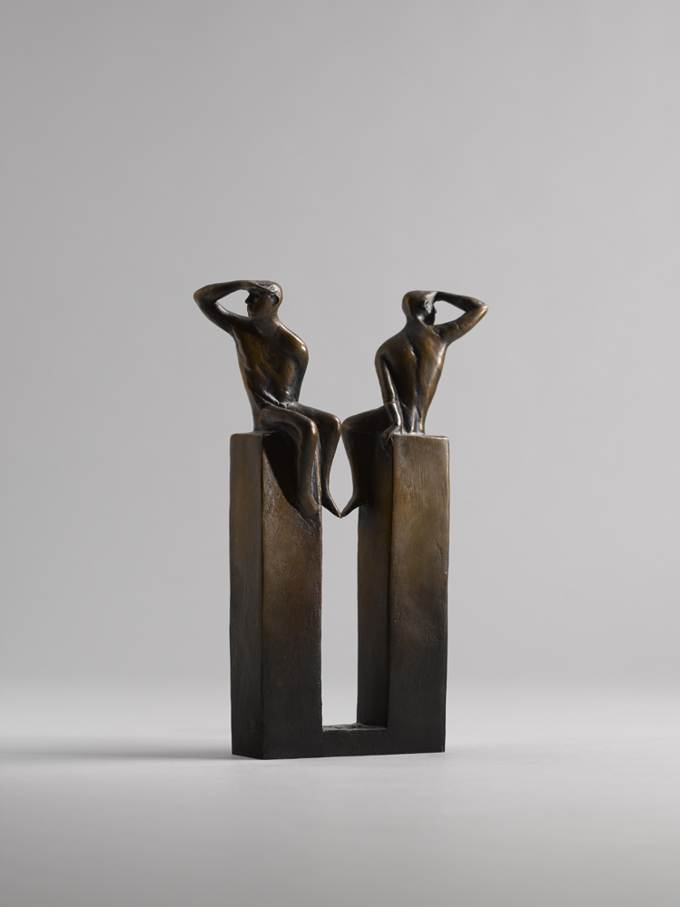 Carolyn Mulholland RHA (b.1944) LOOKOUT II, 2008 bronze; (no. 4 from an edition of 4) signed with - Image 3 of 3