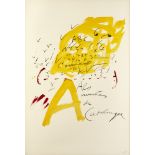 Antoni Tàpies (Spanish, 1923-2012) UNTITLED, FROM ALS MESTRES DE CATALUNYA, 1974 lithograph in