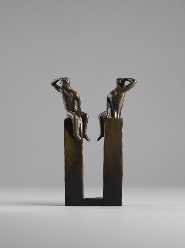Carolyn Mulholland RHA (b.1944) LOOKOUT II, 2008 bronze; (no. 4 from an edition of 4) signed with
