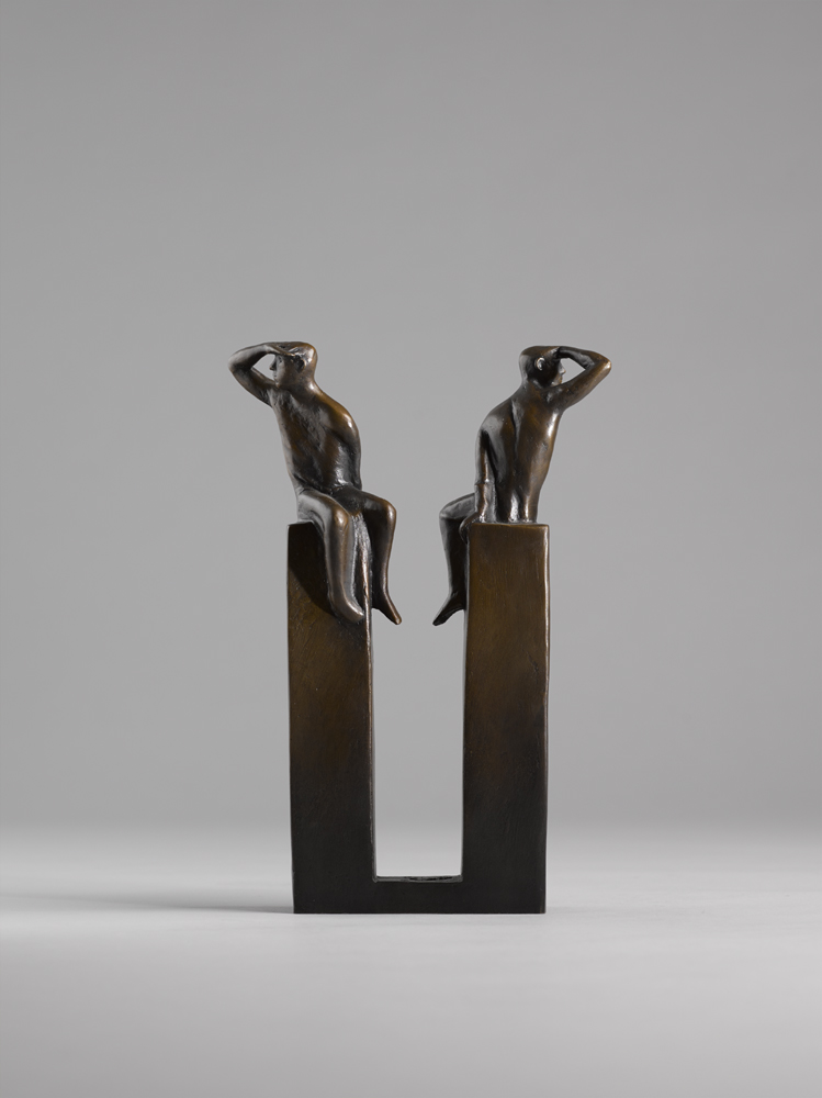 Carolyn Mulholland RHA (b.1944) LOOKOUT II, 2008 bronze; (no. 4 from an edition of 4) signed with - Image 2 of 3