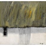 Charles Brady HRHA (1926-1997) COTTAGE oil on canvas signed lower right; signed, titled and with