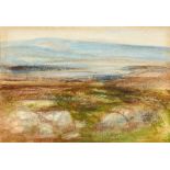 George Campbell RHA (1917-1979) MAAM VALLEY, CONNEMARA, COUNTY GALWAY pastel 6½ x 9½in. (16.51 x