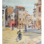 Violet McAdoo (1896-1961) ITALIAN SQUARE watercolour on board signed and dated lower left;