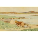 Maurice Canning Wilks RUA ARHA (1910-1984) QUIET DAY, BUNBEG, COUNTY DONEGAL watercolour and