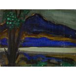 Markey Robinson (1918-1999) DONEGAL SCENE oil on board; (unframed) signed and titled on reverse 5