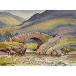 Sean O'Connor (1909-1992) THE FLASH FLOOD BRIDGE, BLACK VALLEY. KILLARNEY, COUNTY KERRY