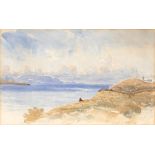 Philip Bedingfield (British, 1828-1898) CARLINGFORD LOUGH, COUNTY LOUTH, c.1863 watercolour 6¼ x