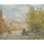 William Mason (1906-2002) ST. ALBANS, HERTFORDSHIRE, ENGLAND oil on board titled on reverse 8½ x