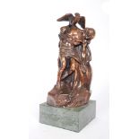 1966: 1916 Rising commemoration sculpture of 'The Dying Cúchulainn' A patinated bronze statue