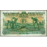 Currency Commission Consolidated Banknote 'Ploughman' One Pound, Bank of Ireland, 6-9-37, 10-1-39