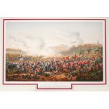 19th century, Col. Sir Augustus Frazer and the Battle of Inkermann. Two hand coloured prints, Sir
