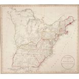 1811 Maps of North America and the States of America, east of the Mississippi River. Two hand-