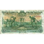 Currency Commission Consolidated Banknote 'Ploughman' One Pound, Hibernian Bank, 6-11-35 15HA