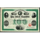 1866-67 Bonds of The Irish Republic issued by the Fenians in the USA - a unique collection. This