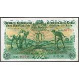 Currency Commission Consolidated Banknote 'Ploughman' One Pound, Bank of Ireland, 9-2-39, sequential