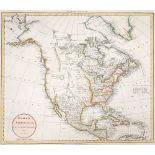 1811 Maps of North America and British Colonies in North America. Two hand-coloured, engraved