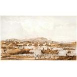 19th century views of Belfast and Portrush. Coloured lithographs, published by James Magill,