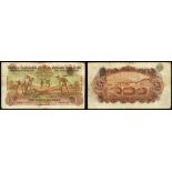 Currency Commission Consolidated Banknote 'Ploughman' Hibernian Bank Five Pounds, 8-5-39. 03HK