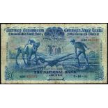 Currency Commission Consolidated Banknote 'Ploughman' National Bank Ten Pounds 2-10-31 01NT032597.