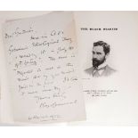 1912 (March 6) Signed autograph letter from Roger Casement, loosely inserted in a copy of The