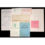 Collection of railway ephemera. A photograph, c.1910, of Listowel and Ballybunion Railway, showing a