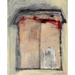 Basil Blackshaw HRHA RUA (1932-2016) PINK HOUSE oil on canvas signed lower left Acquired directly