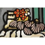 Markey Robinson (1918-1999) STILL LIFE gouache signed lower right 12.25 by 19.25in. (31.1 by 48.9cm)