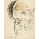 Sir William Orpen RA RI RHA (1878-1931) PORTRAIT OF LEE HANKEY pencil signed lower left; with