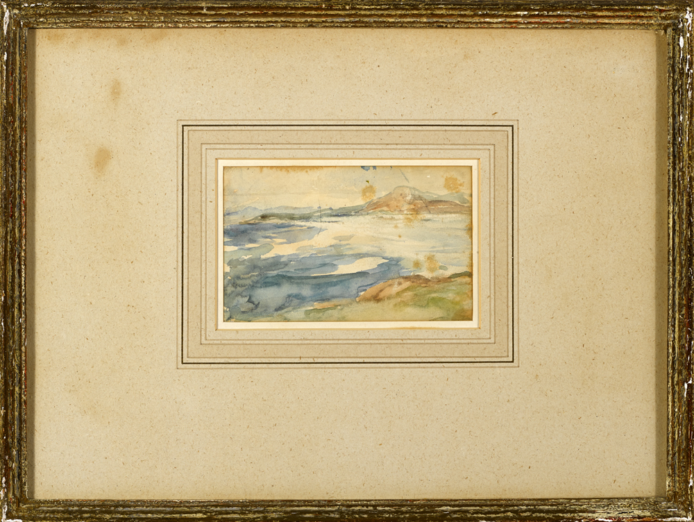 Nathaniel Hone RHA (1831-1917) BEUL [BEAULIEU]: LOW WET SANDS AND SEA, HIGH SAND HILLS BEYOND and - Image 3 of 4