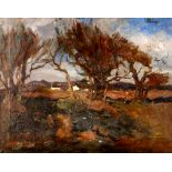 Estella Frances Solomons HRHA (1882-1968) LANDSCAPE oil on canvas titled and numbered [240/69] on