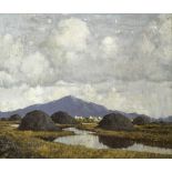 Paul Henry RHA (1876-1958) AN IRISH BOG, c.1938 oil on canvas signed lower left Private