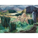 Norah McGuinness HRHA (1901-1980) THE SUGAR LOAF, COUNTY WICKLOW, 1956 oil on canvas signed and