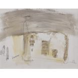 Basil Blackshaw HRHA RUA (1932-2016) HOUSE oil and pencil on canvas signed lower left Acquired