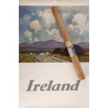 1960s Paul Henry 'Ireland' tourist poster. A poster featuring a Connemara landscape by Paul Henry