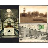 Collection of postcards of Dublin. An album of topographical Dublin postcards, includes some good