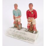 1950s Players cigarettes GAA point-of-sale advertising figures. John Player's Cigarettes ornament