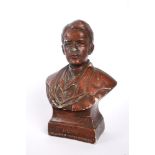 1920s Bust of Terence MacSwiney. A bronzed plaster bust of Terence MacSwiney 'The Greatest Martyr of