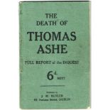 1917 The Death of Thomas Ashe Full Report of the Inquest Dublin: JM Butler, 84pp, xii, royal 8vo,