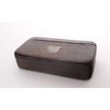 1840 Burning of York minster snuff box Oak snuff box made from the wood and bell metal of York