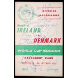 Football, 1960-1970 FAI Senior International matches, programmes. Programmes for 28 matches held